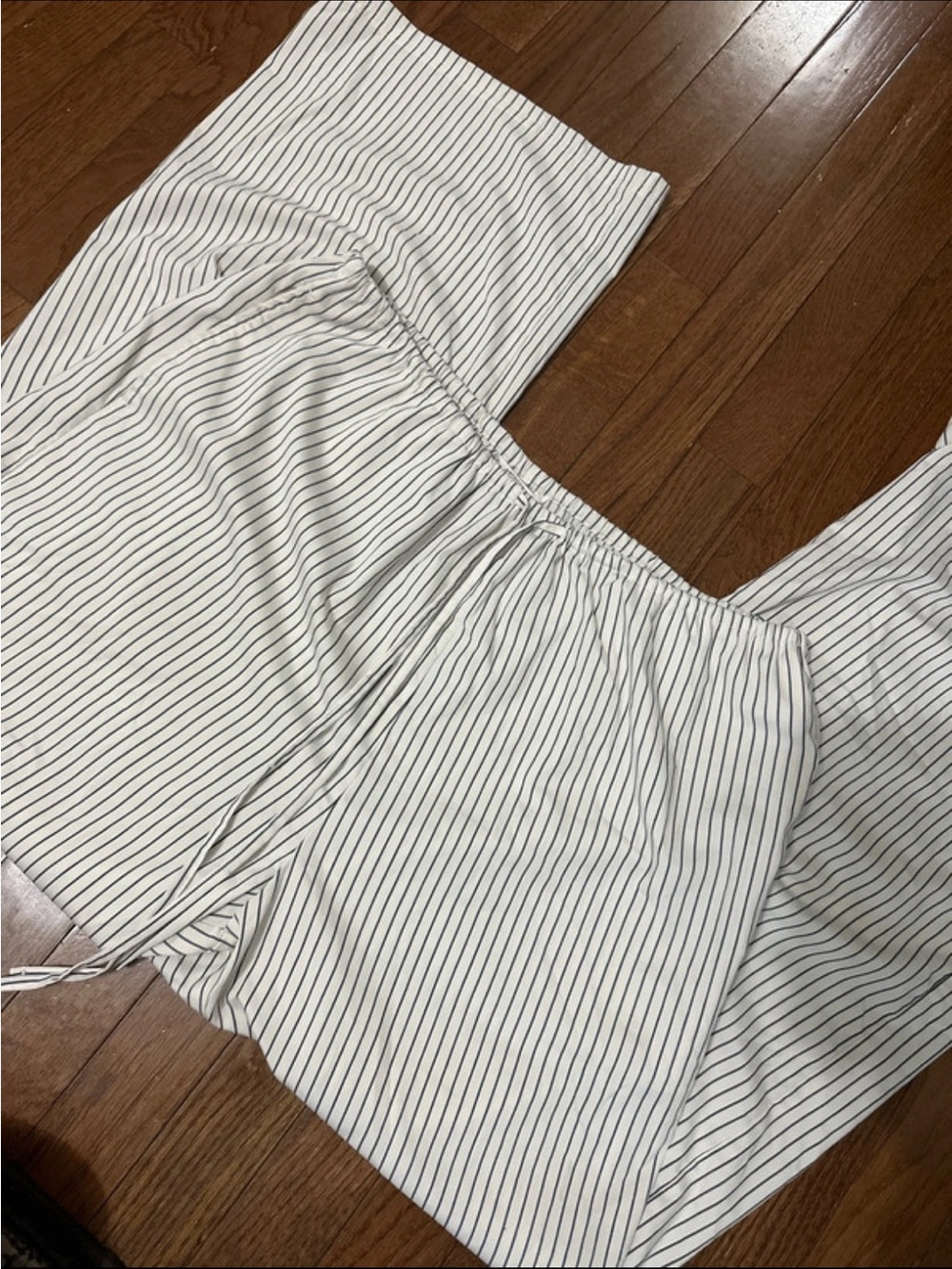 American Eagle AE Lounge Pants with Vertical Pinstripes - Size Large